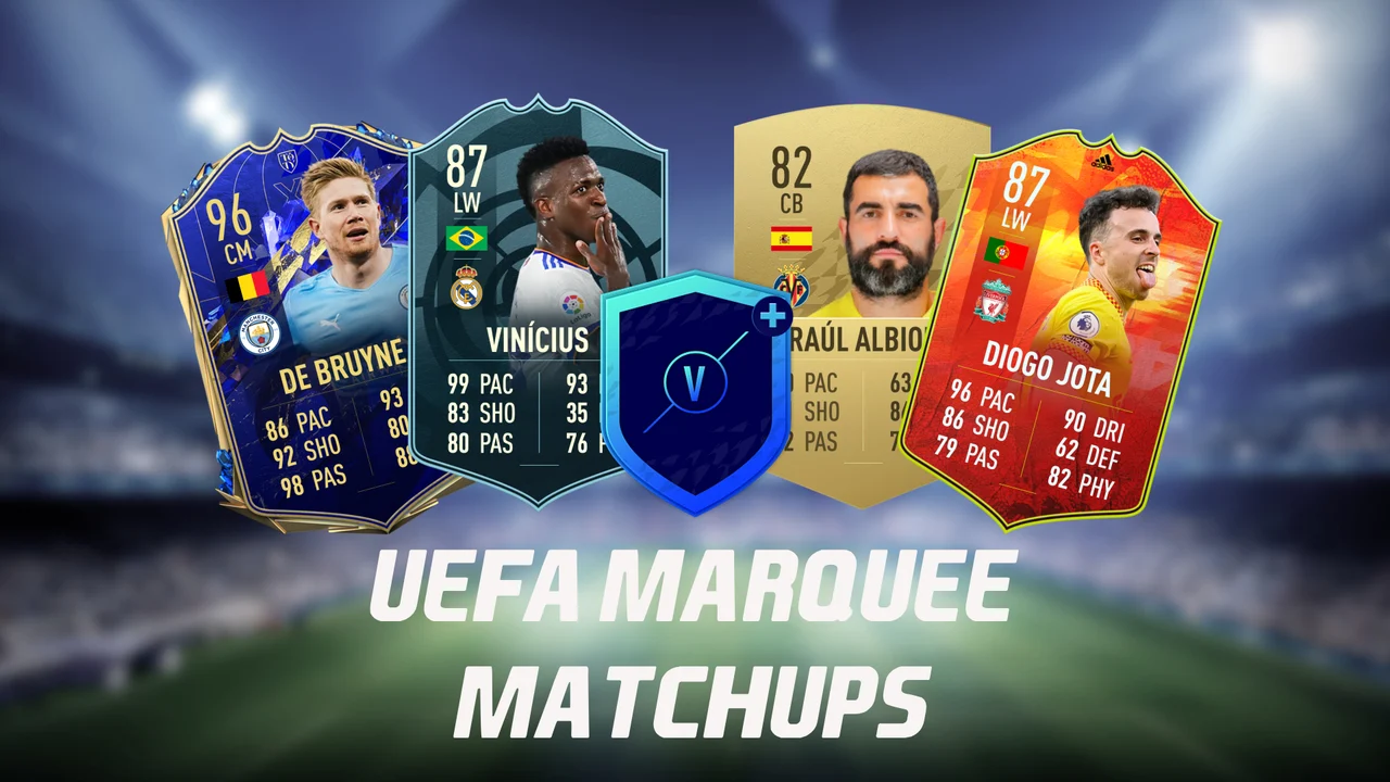 FIFA 22 Ultimate Team Marquee Matchups SBC Cheapest Solution