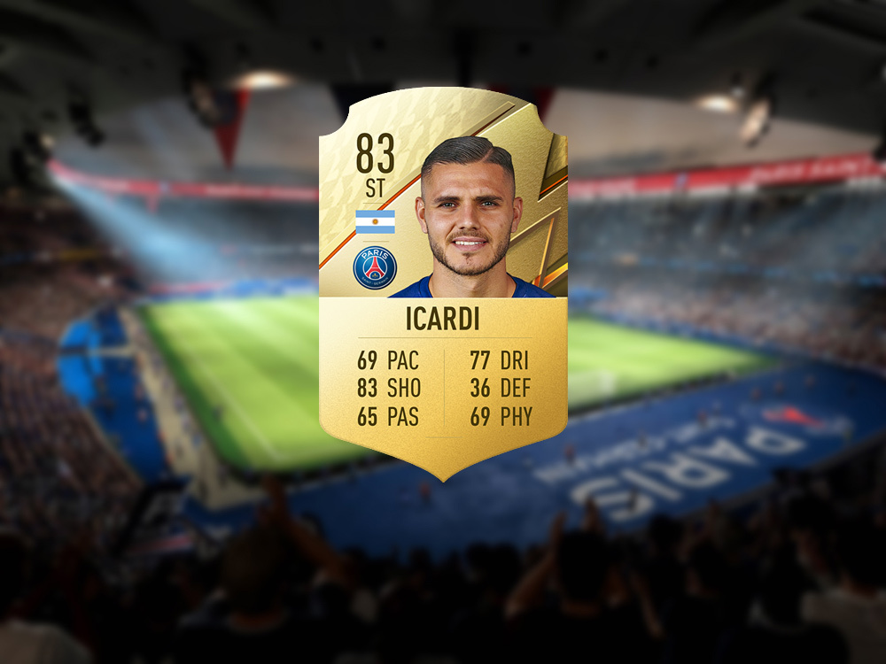 10 Icardi in FIFA 22 PSG