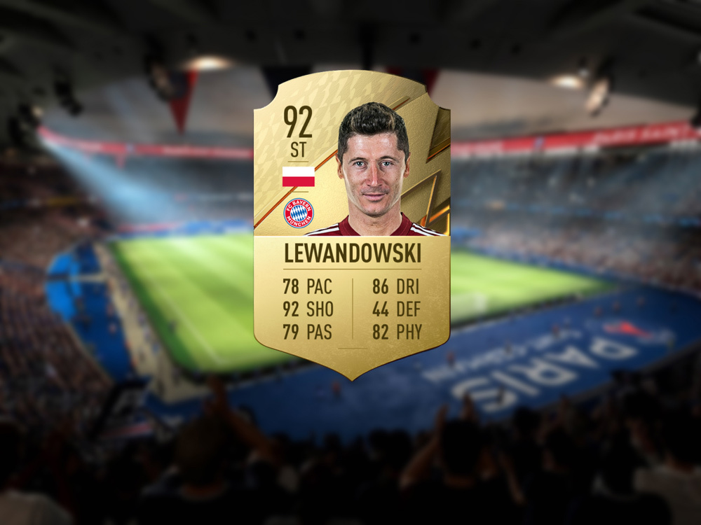 11 Lewandowski in FIFA 22