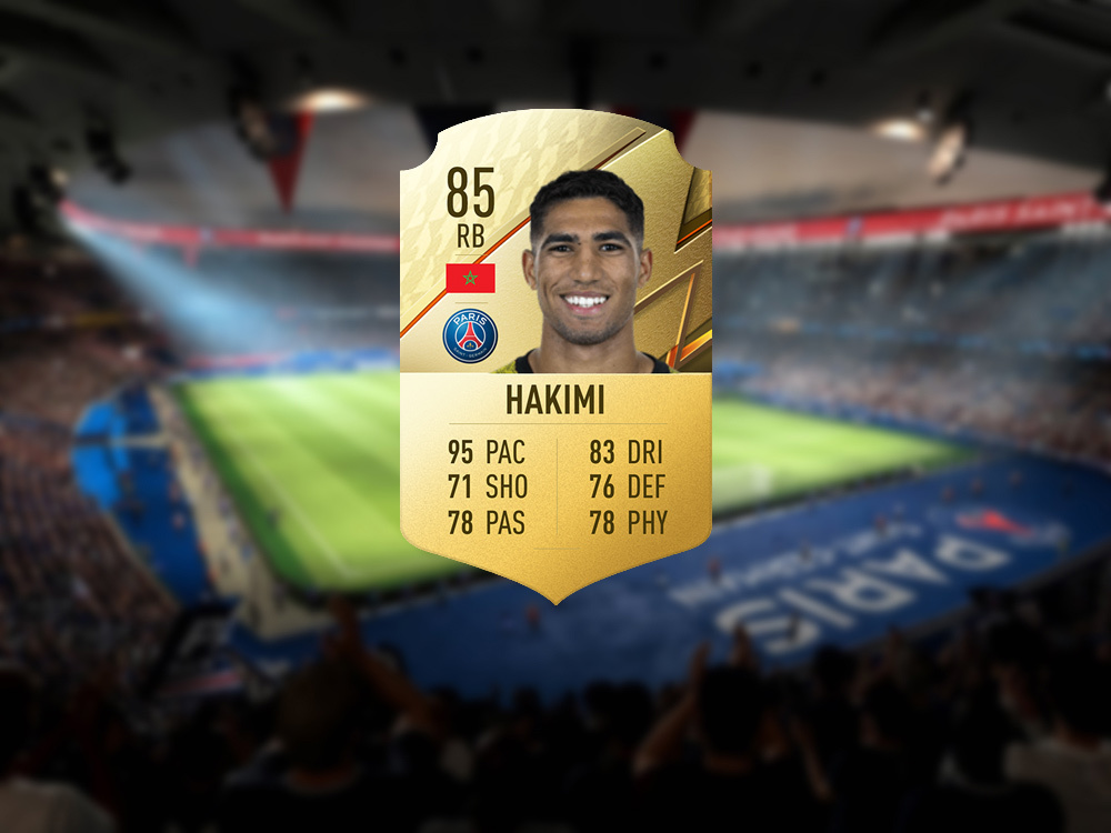 13 Hakimi in FIFA 22 PSG