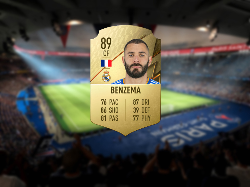 14 Benzema in FIFA 22