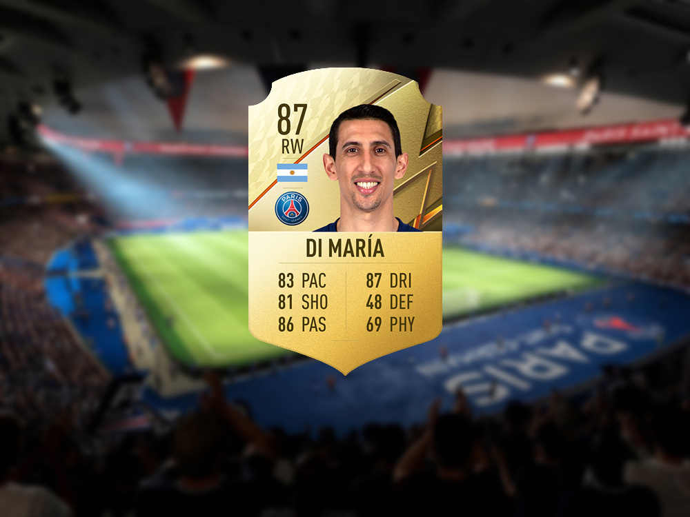 17 Di Maria in FIFA 22 PSG