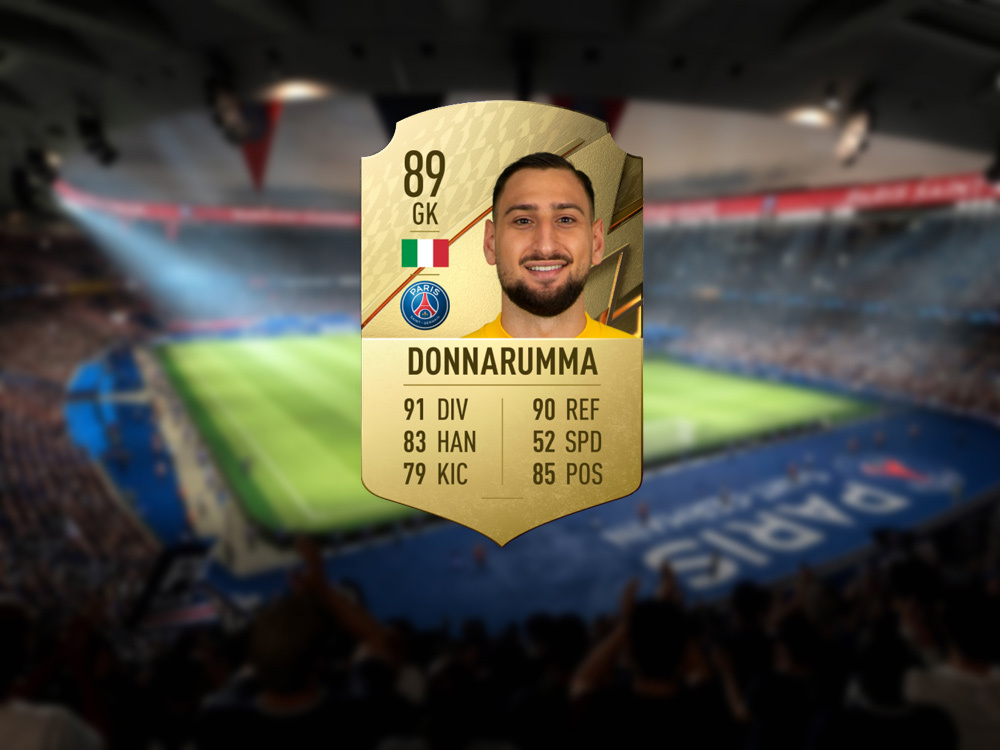 19 Donnarumma in FIFA 22 PSG