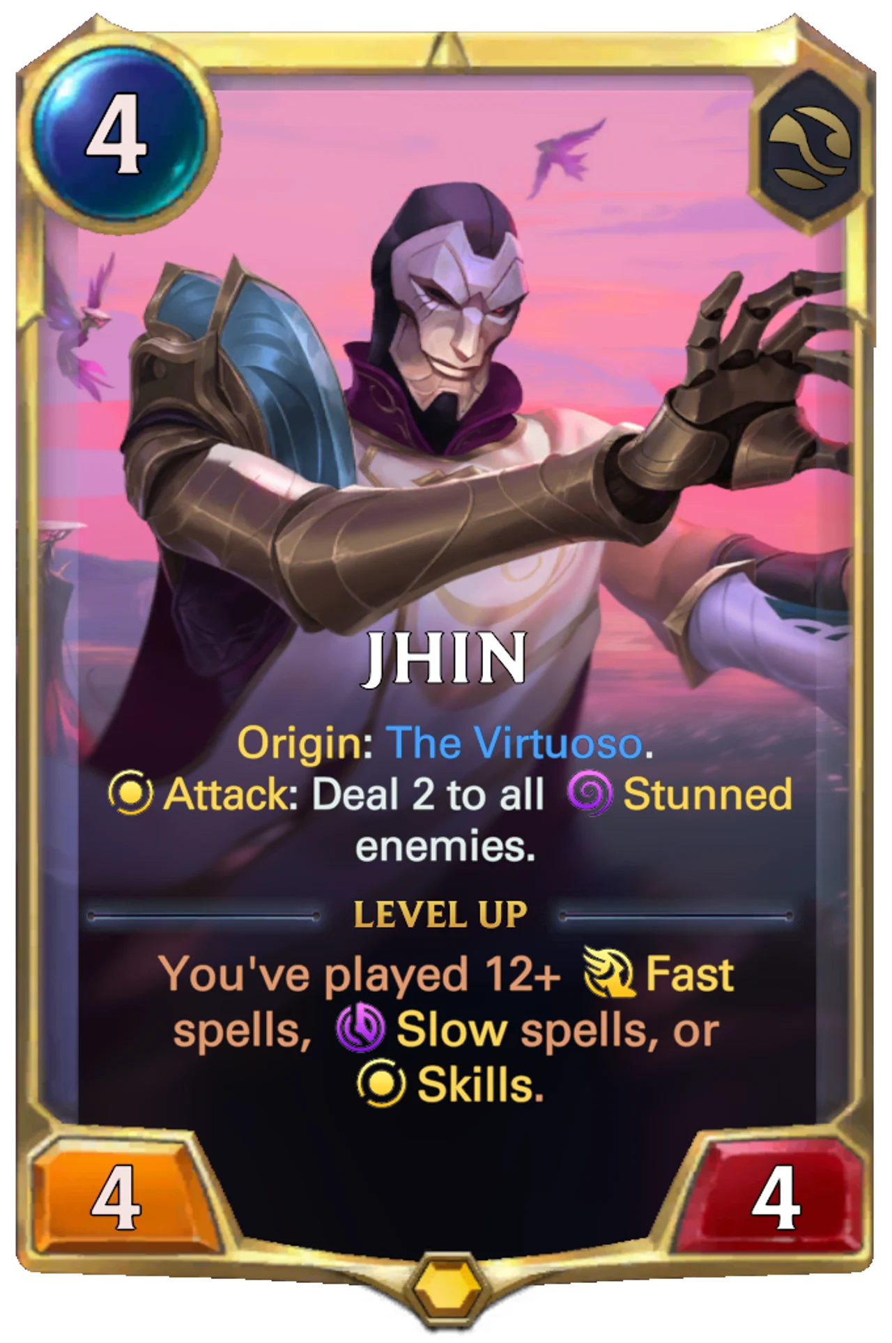 New Chamion Jhin in Legends of Runeterra