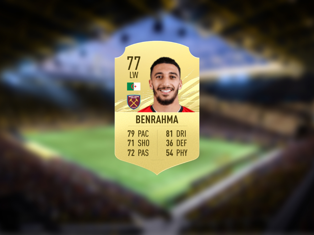 2 Said Benrahma West Ham United 77 OVR