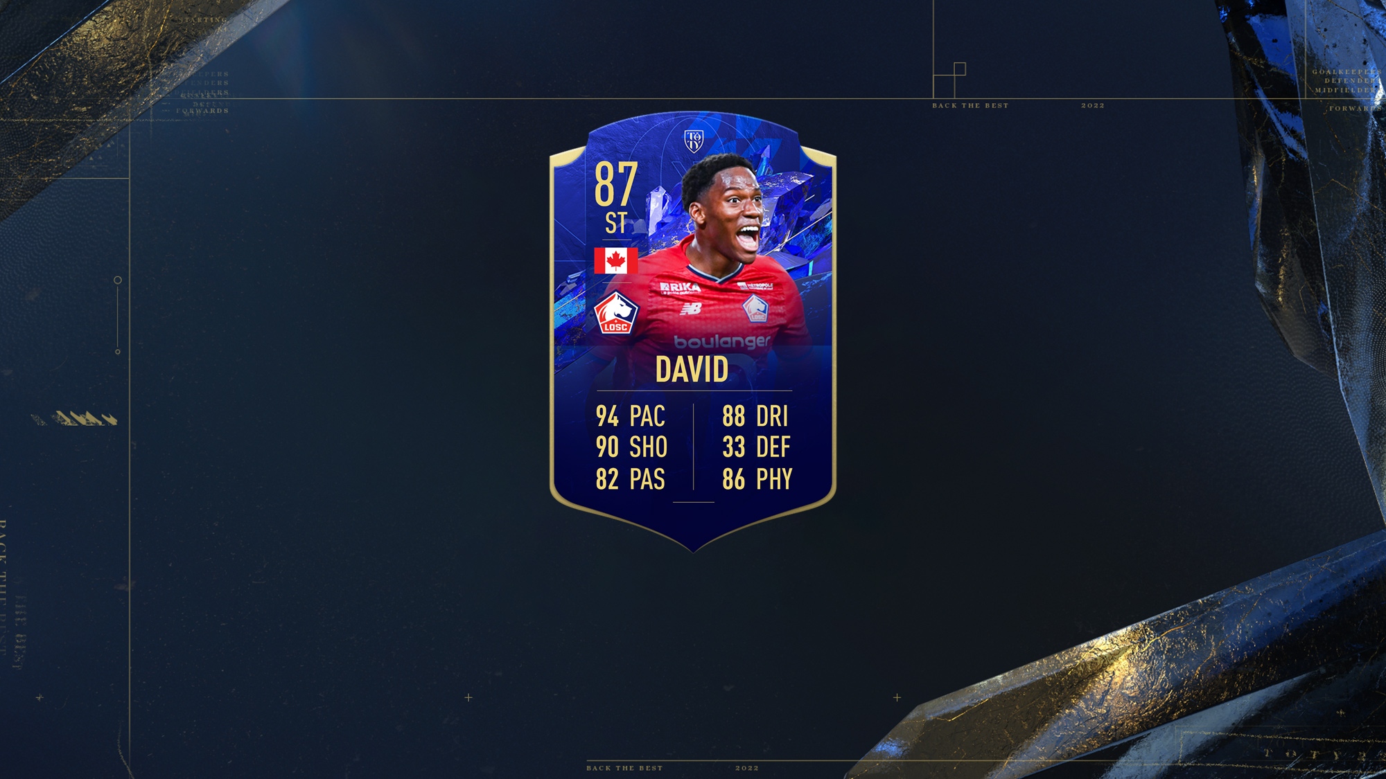 2 David FIFA 22 TOTY Honourable Mentions