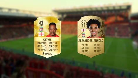 2 RV Nathaniel Clyne vs Trent Alexander Arnold