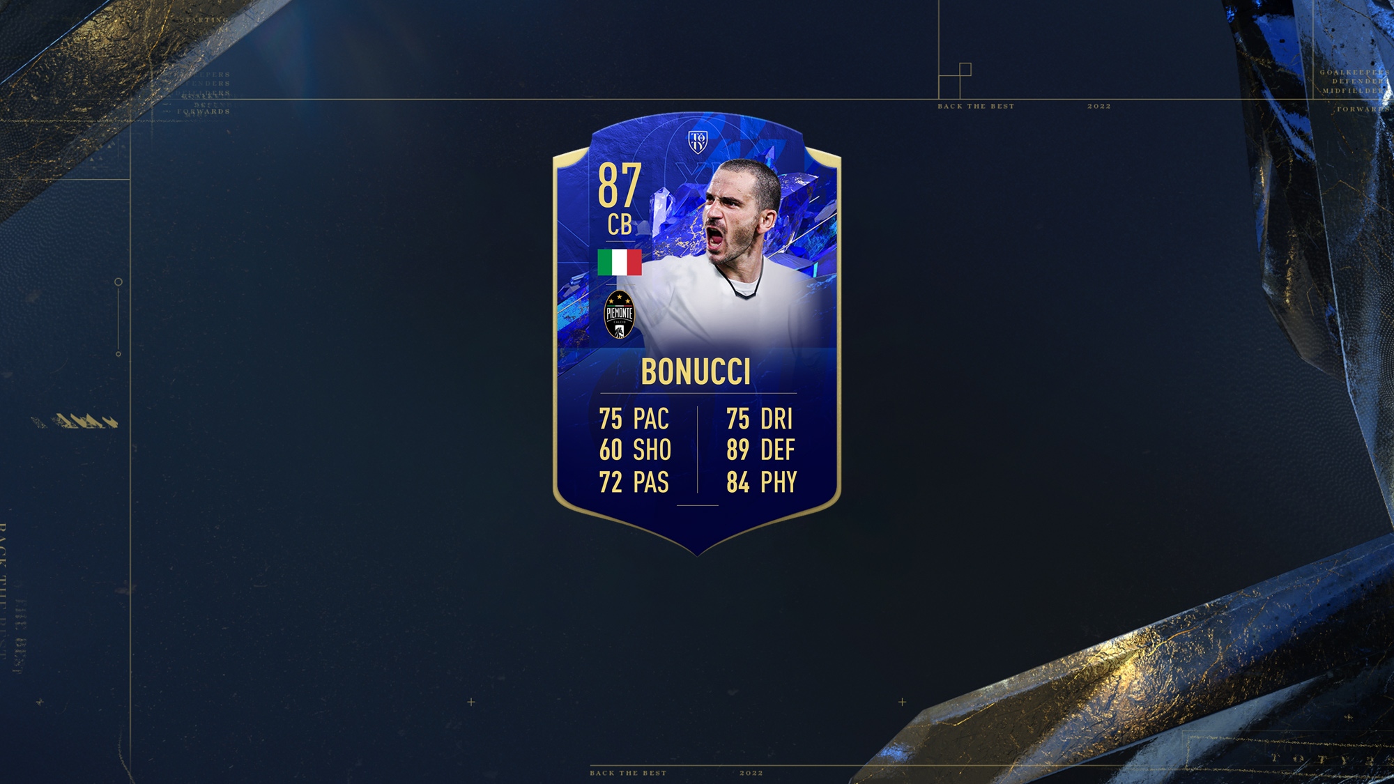 3 Bonucci FIFA 22 TOTY Honourable Mentions