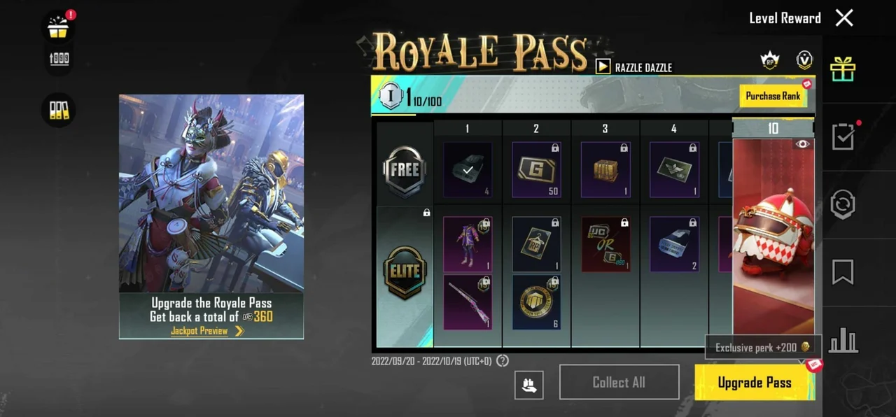 PUBG Mobile Royale Pass M15