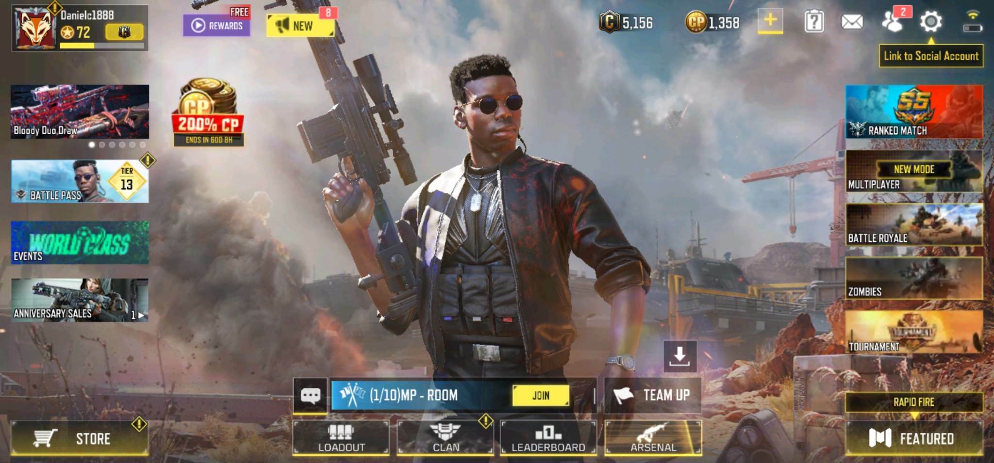 2CP event cod mobile