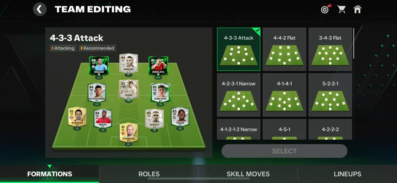 4-3-3 attack ea fc mobile