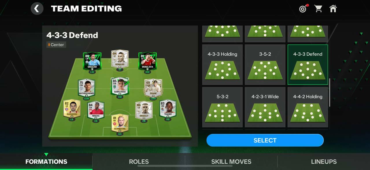 4-3-3 Defend ea sports fc mobile