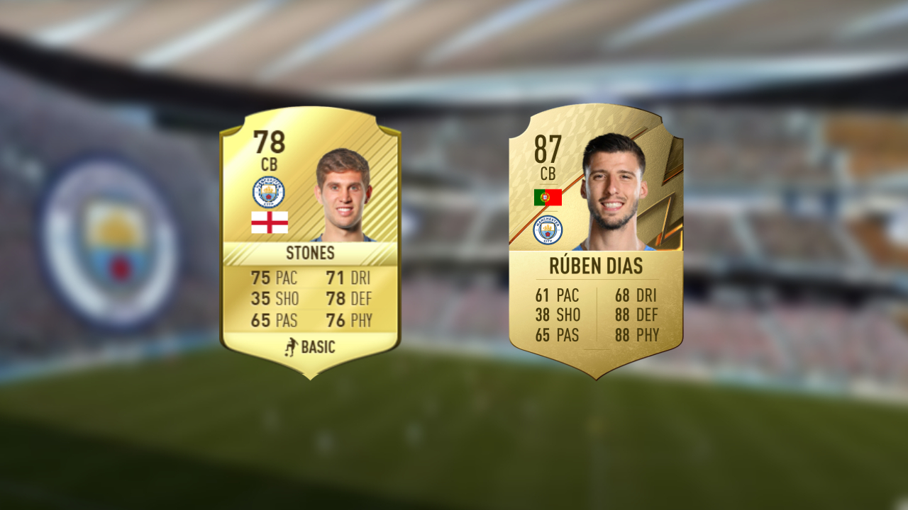 4 IV John Stones vs Ruben Dias