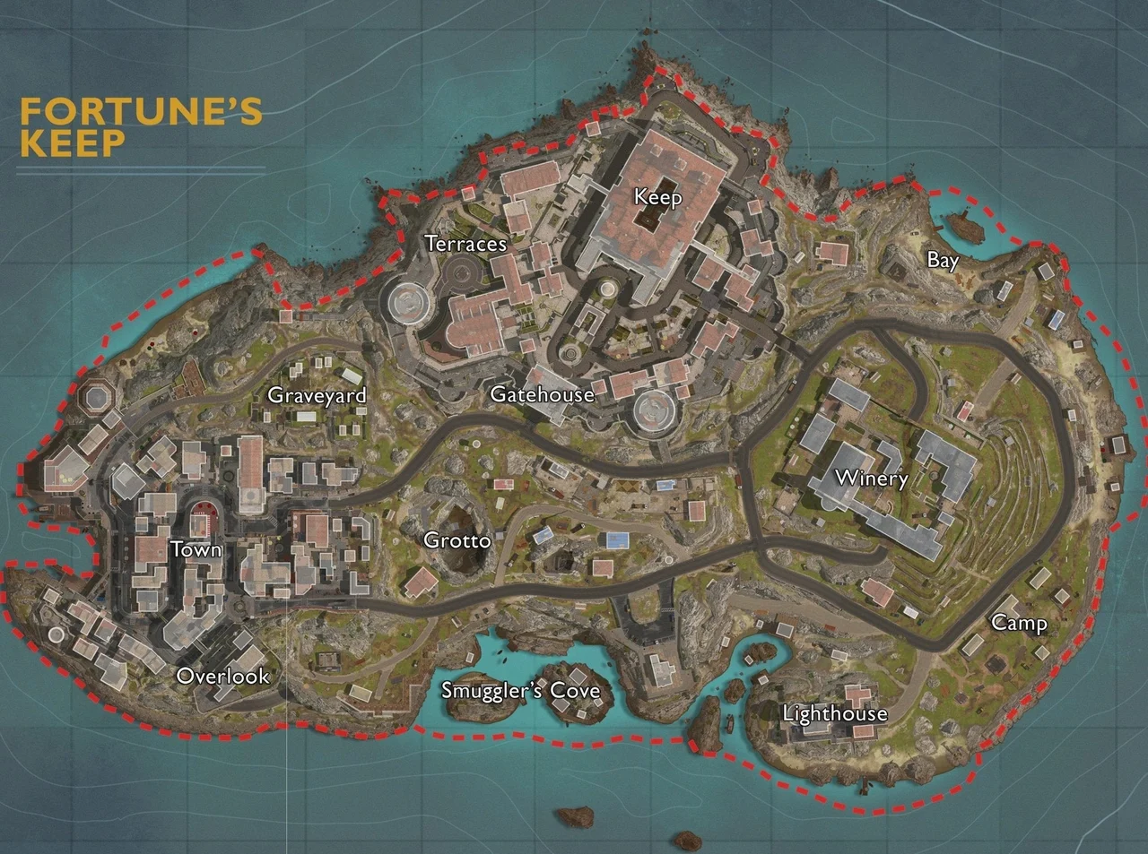 New fortune keep map