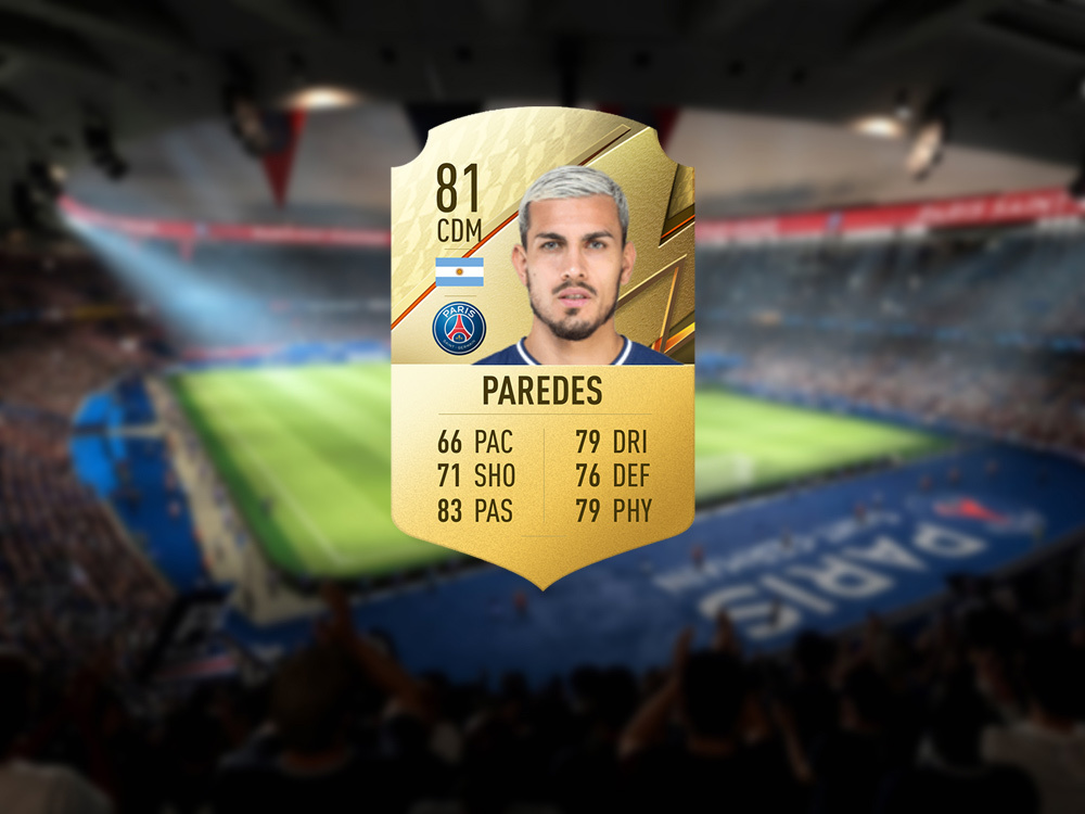 6 Paredes in FIFA 22 PSG