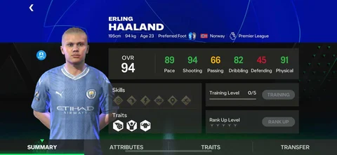 94 UCL Haaland FC Mobile