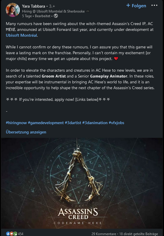 AC Hexe Linked In Post1