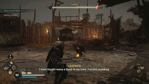 AC Valhalla Leofrith Fight