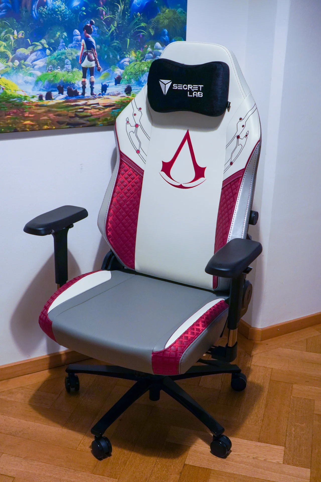 Secretlab Titan Evo 2022 Assassin's Creed Edition ganzer Stuhl