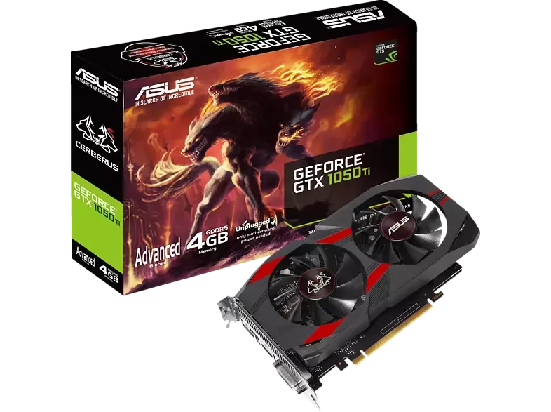 ASUS GeForce® GTX 1050 Ti Cerberus Advanced 4GB (90YV0A75-M0NA00)