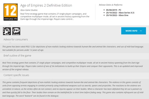 Age of Empires 23 definitive edition Xbox release