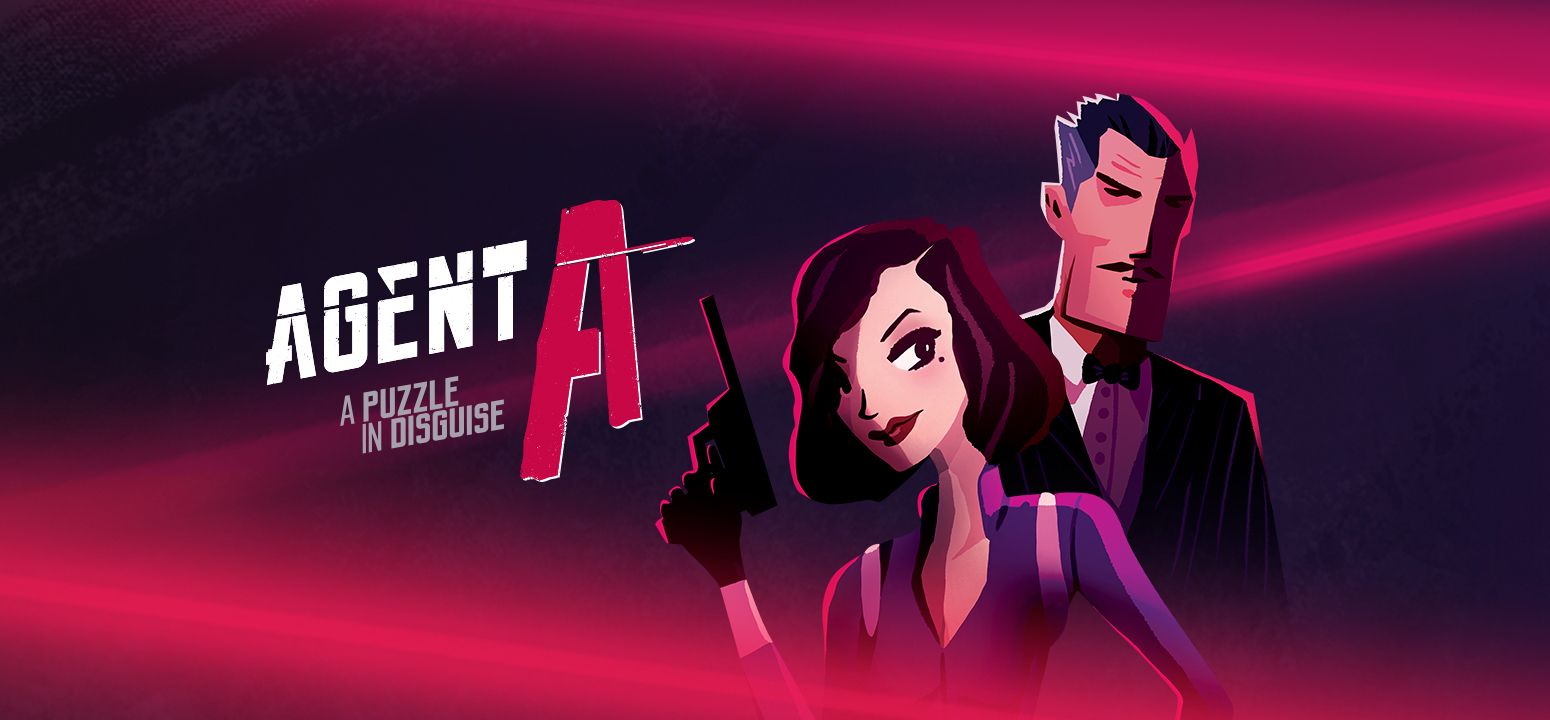 Agent A Title Screen