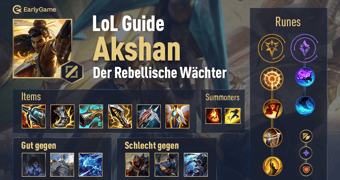 Akshan Champion Guide Runen Items Fähigkteiten