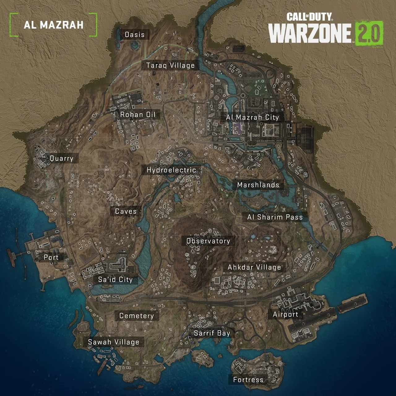 Warzone 2.0 Map Al Mazrah