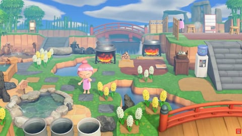 Animal Crossing New Horizons town 1280x720