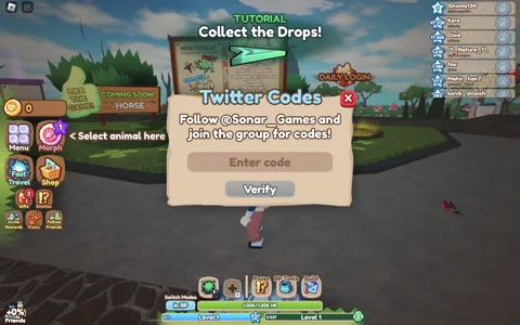 Animal Kingdom how to redeem codes