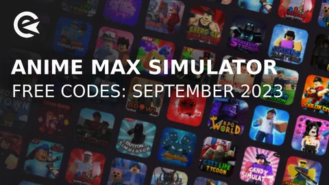 Anime Max Simulator codes september 2023