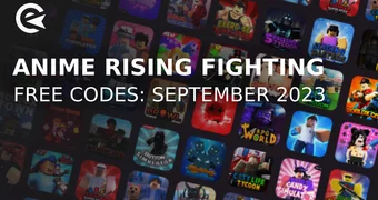 Anime Rising Fighting codes september 2023