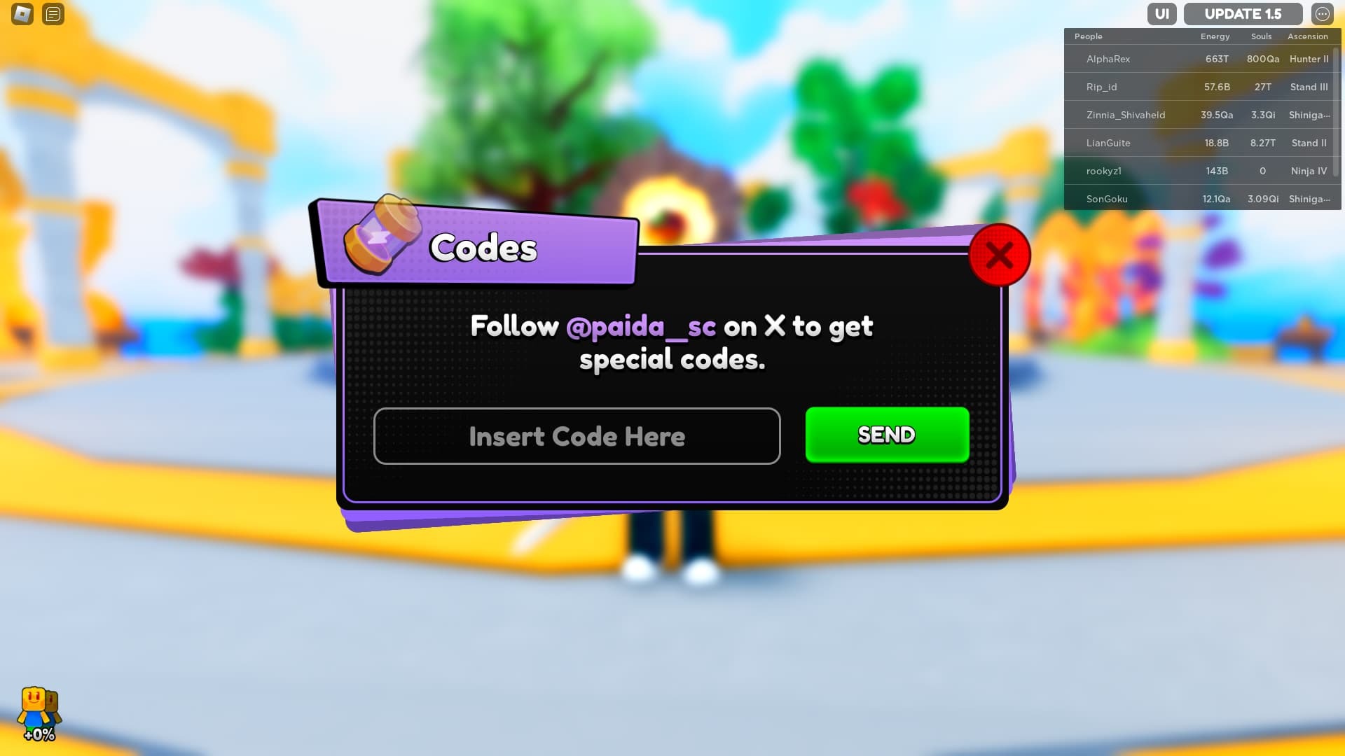Anime Souls Simulator X Redeem Codes