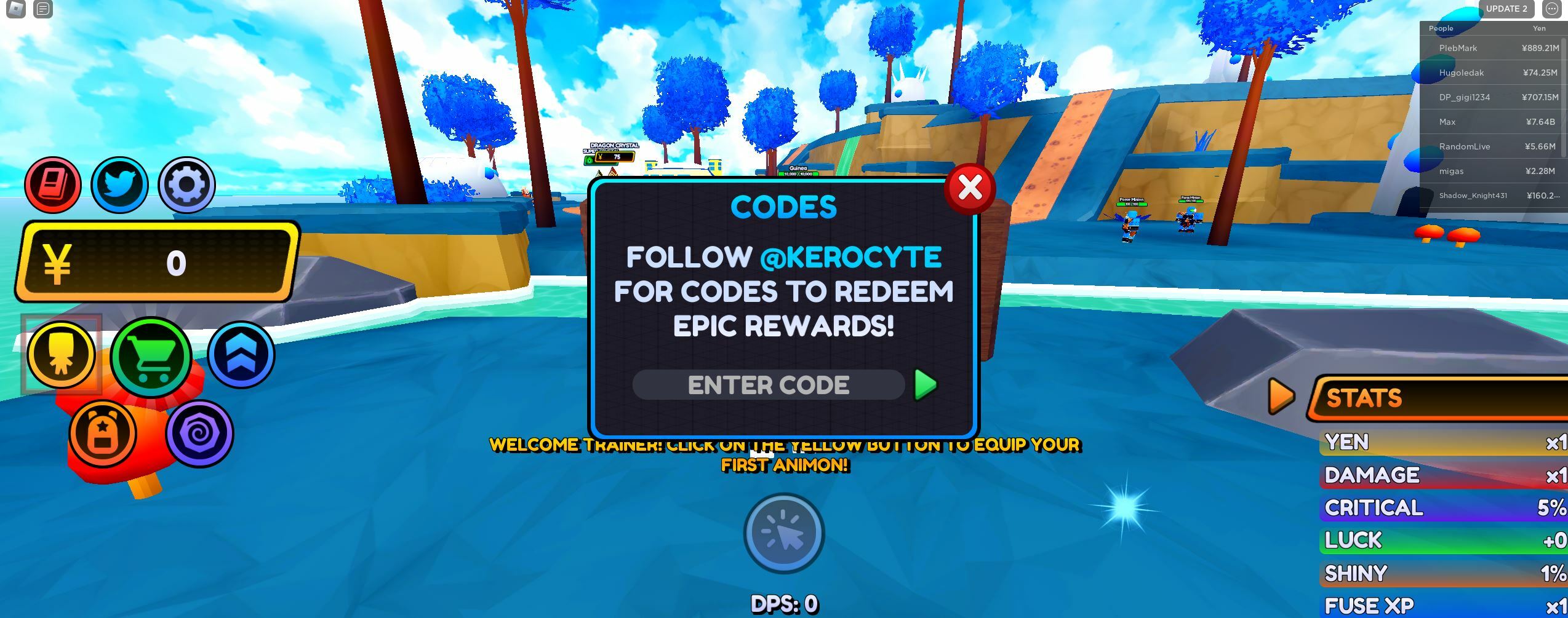 Roblox Anime Universe Codes April 2023