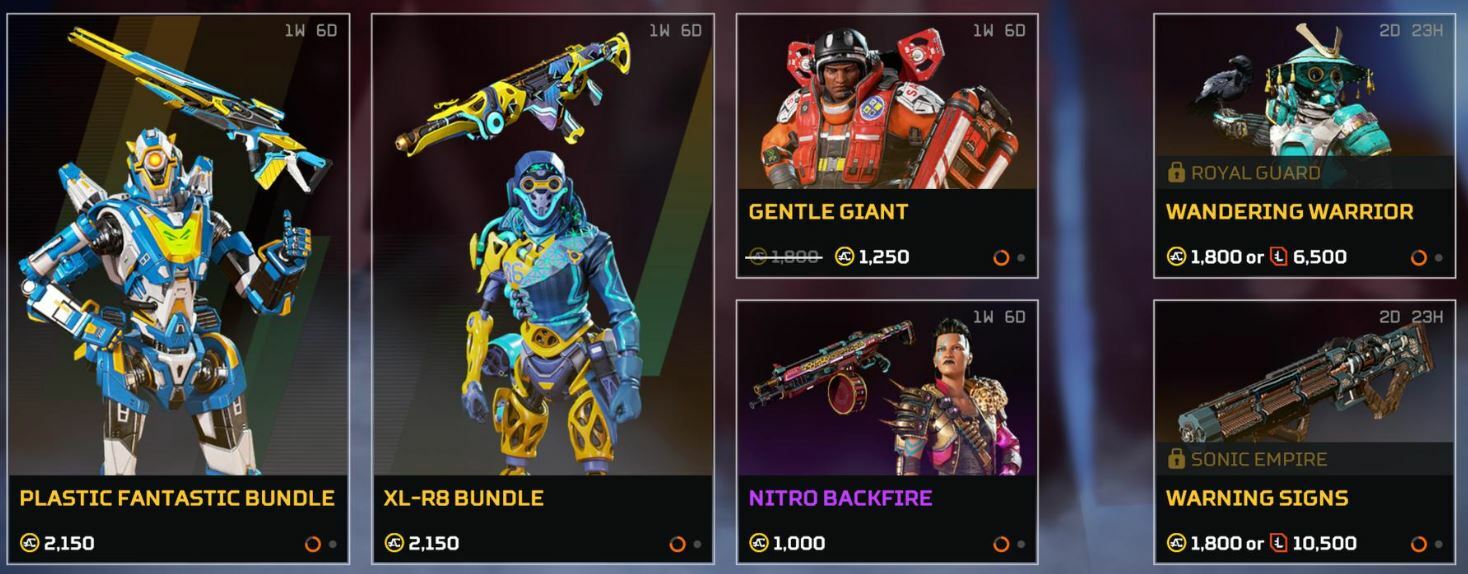 Apex Item Store Jan 3