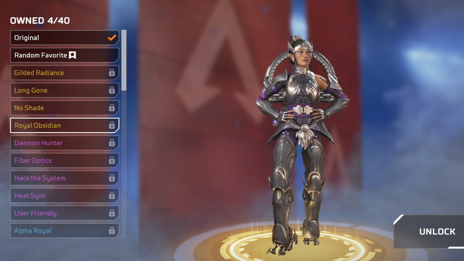 Apex Legends Hottest Female Skins Conduit Royal Obsidian