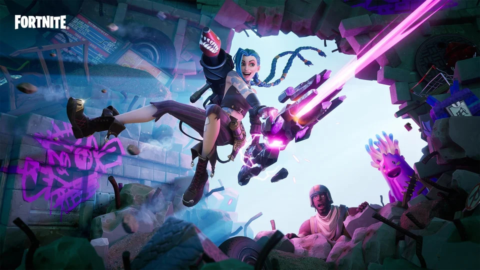 Jinx Released in Fortnite EarlyGame