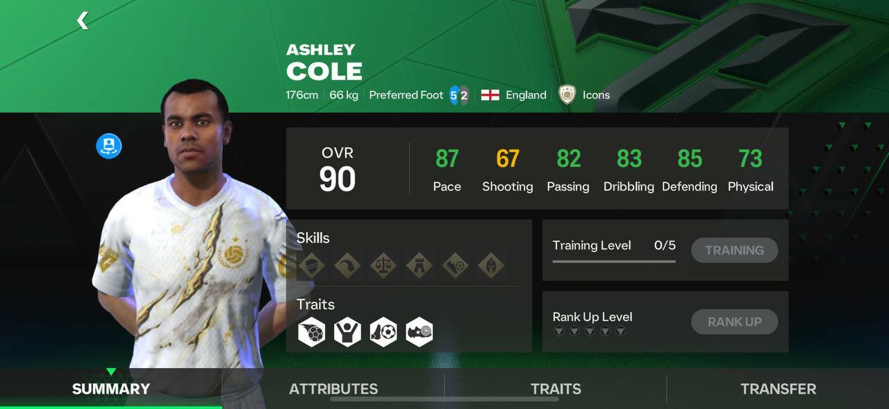 ashley cole fc mobile