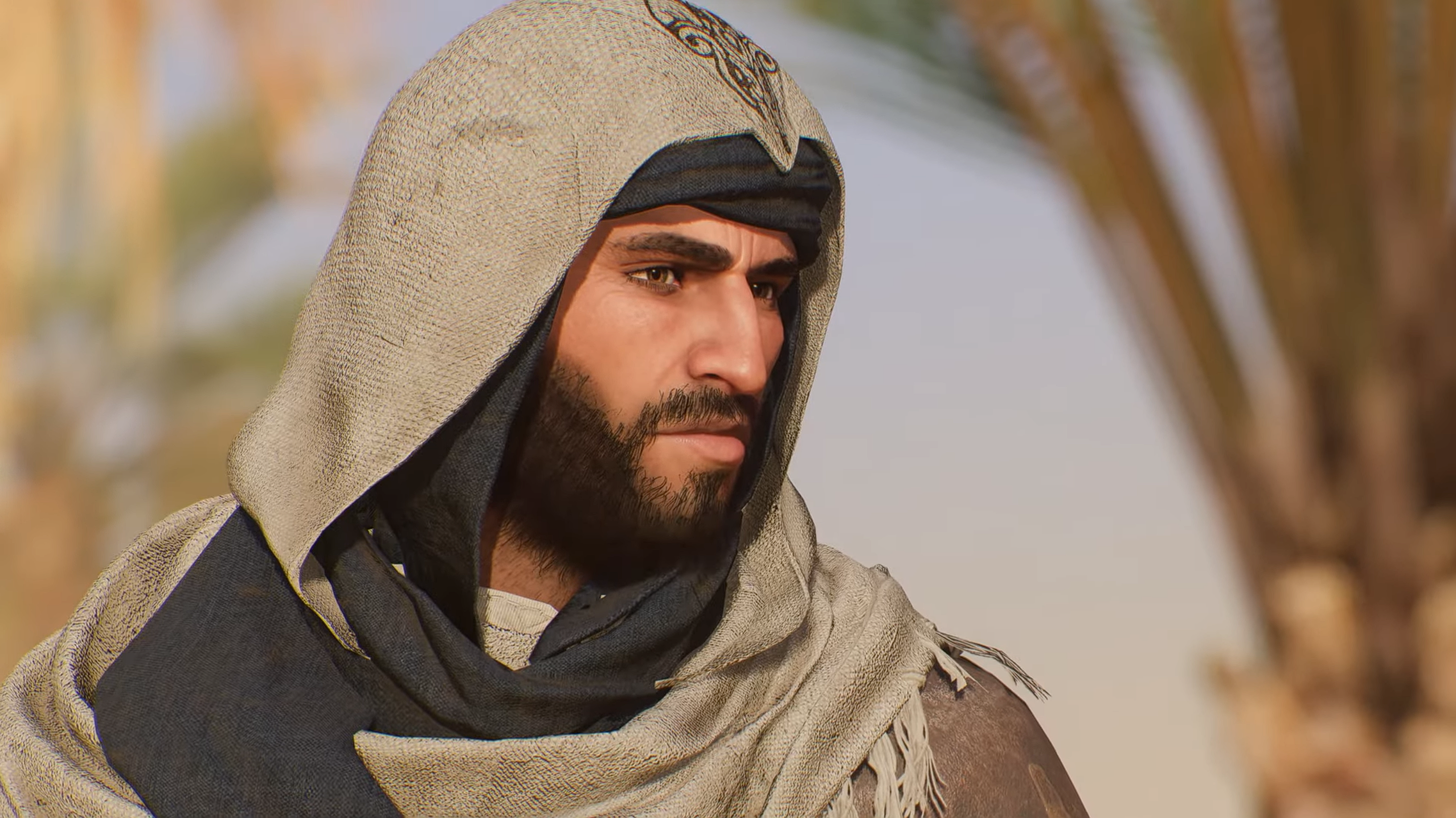 Assassin's Creed Mirage: Close shot of Basim.