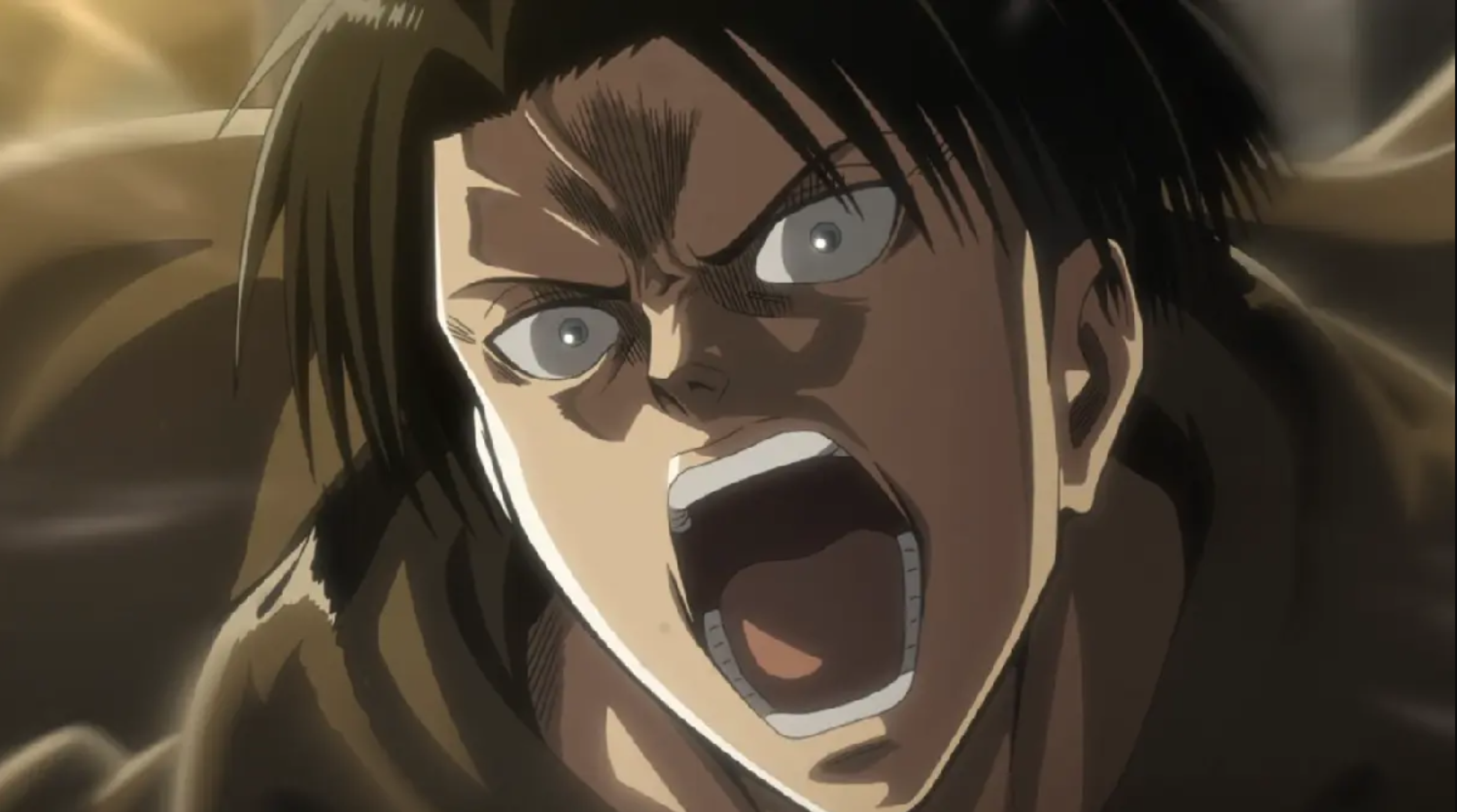 Attack on Titan: Levi going all out against a Titan.