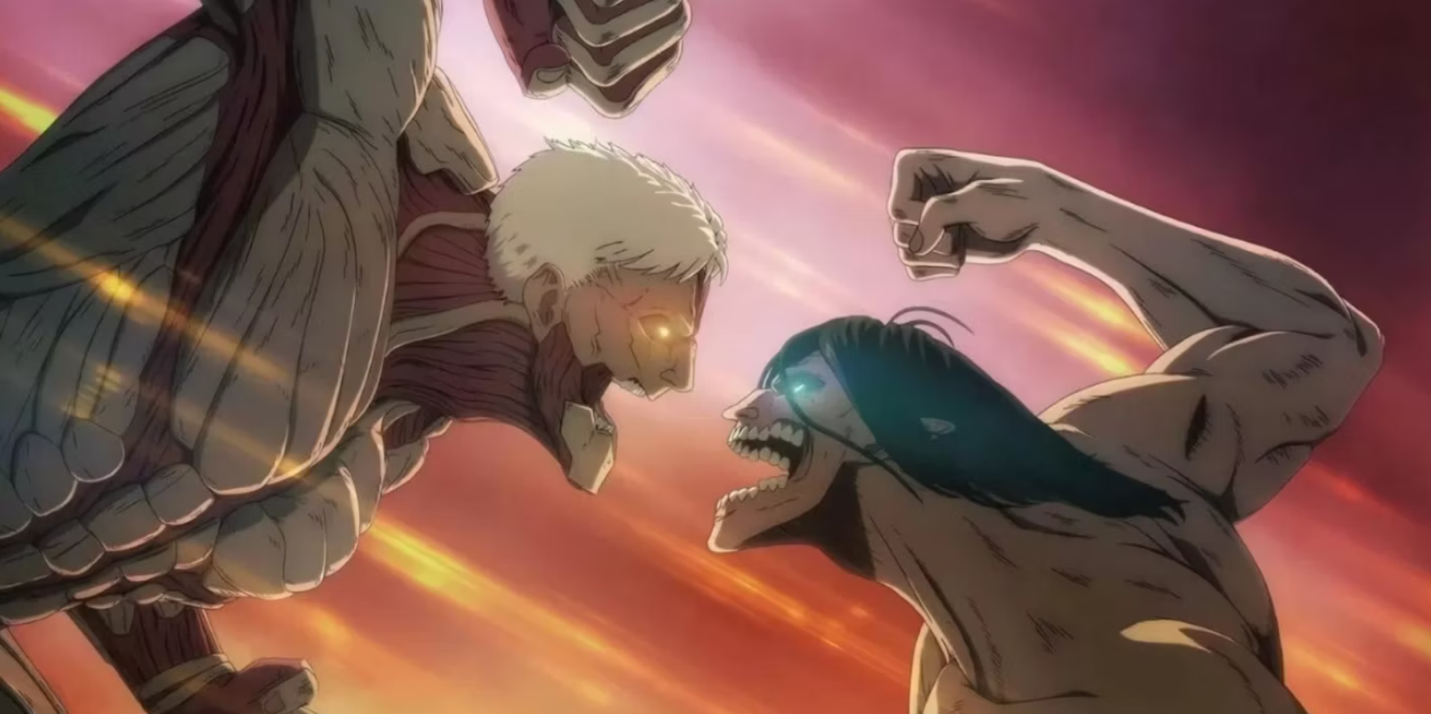 Attack on Titan: Fight against the Armored and Attack Titan.