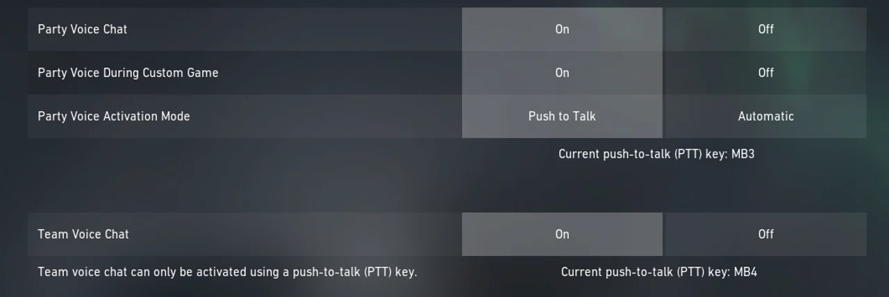 Audio configuration for Valorant