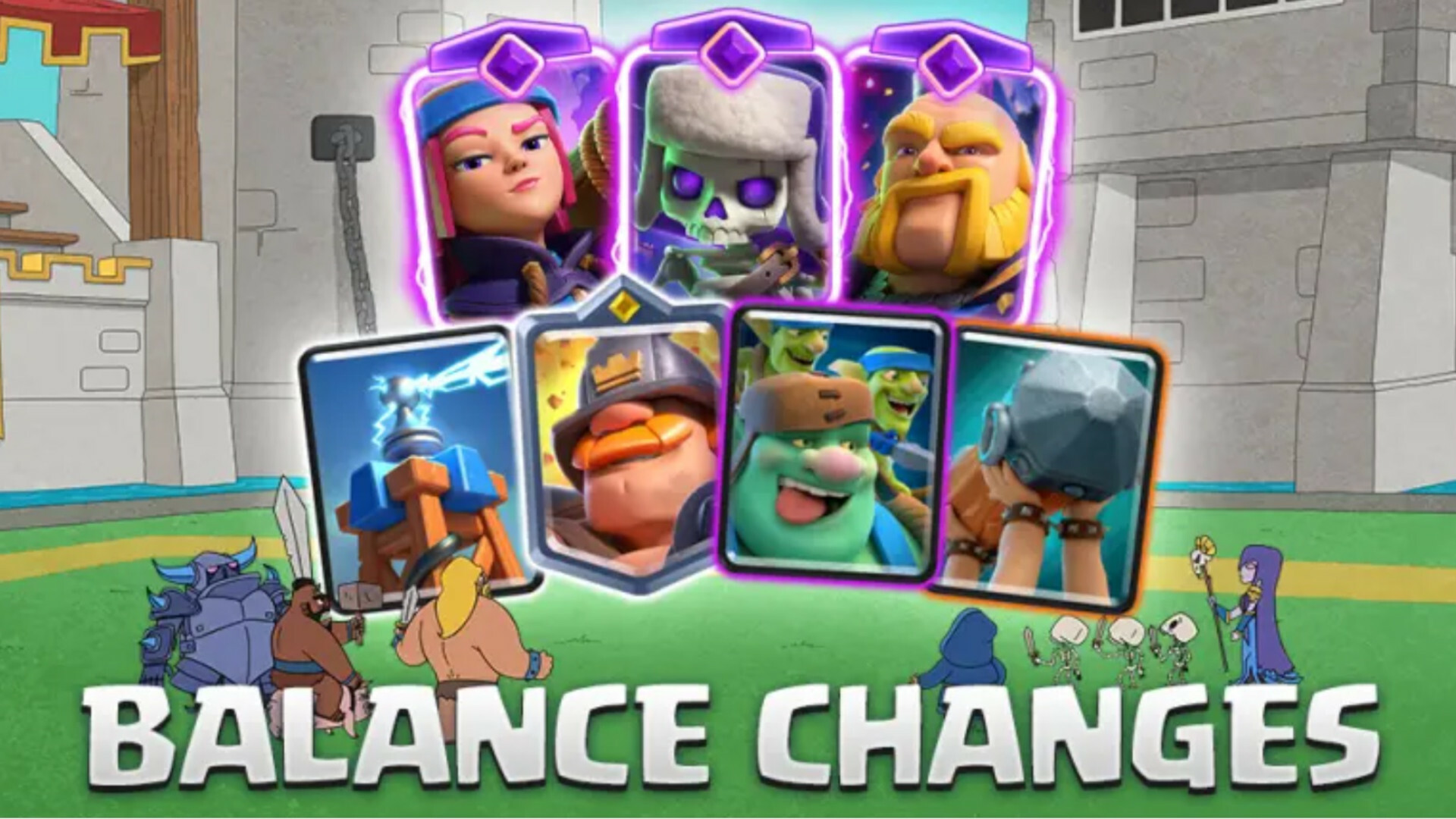 Clash Royale Season 50 Balance Changes August 2023 Buffs Nerfs Supercell