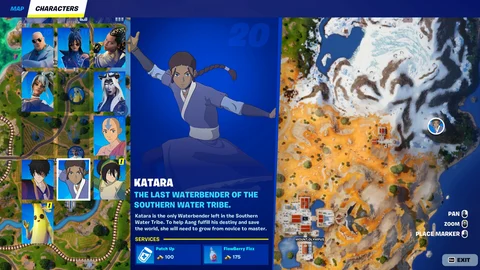 Avatar Katara Npc location