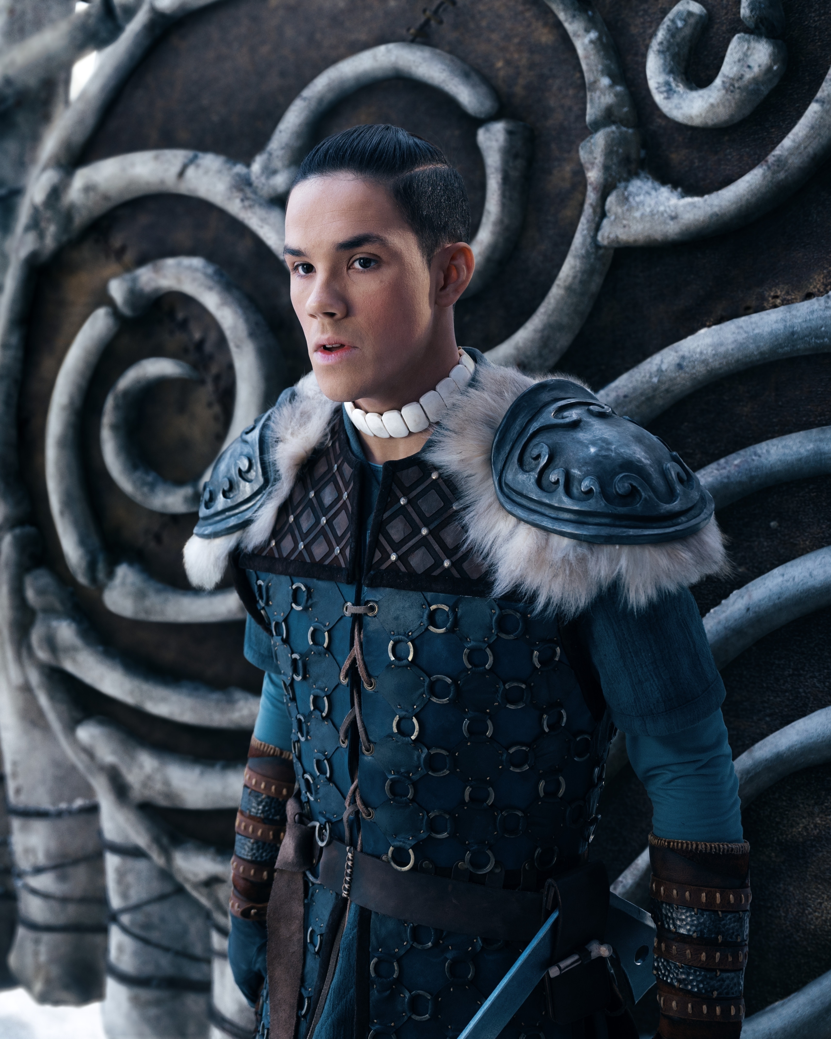 Ian Ousley as Sokka in Netflix's Avatar adaptation