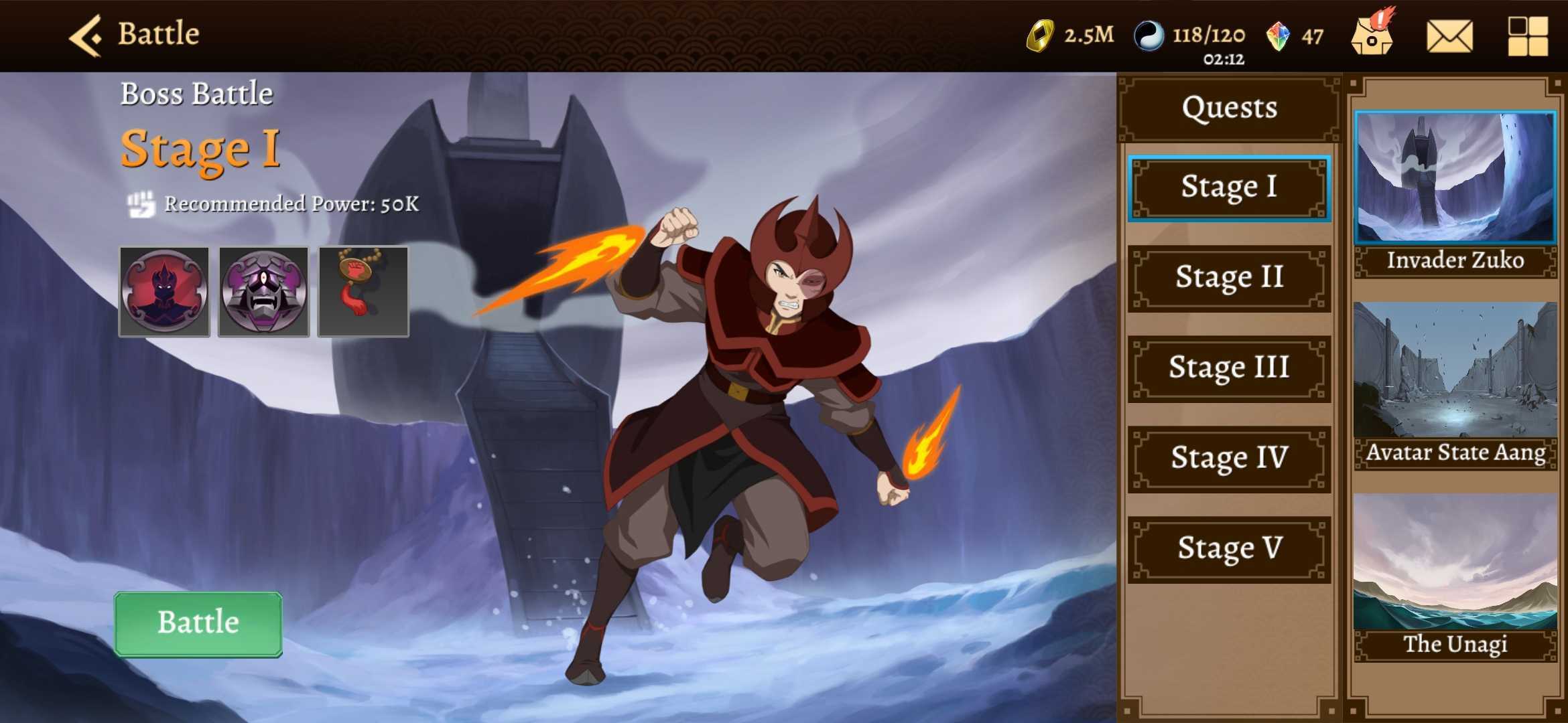 Avatar battles