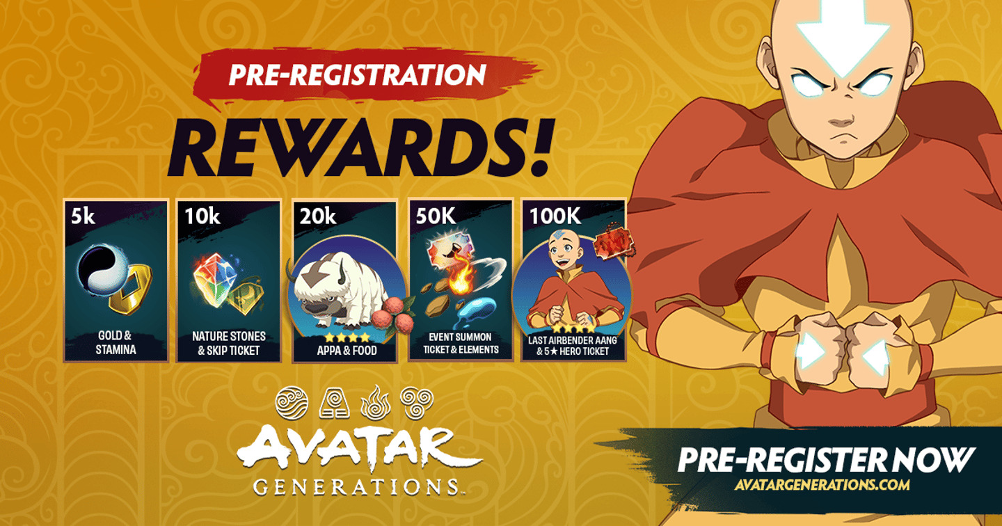 Avatar Generations Pre registration rewards Guide