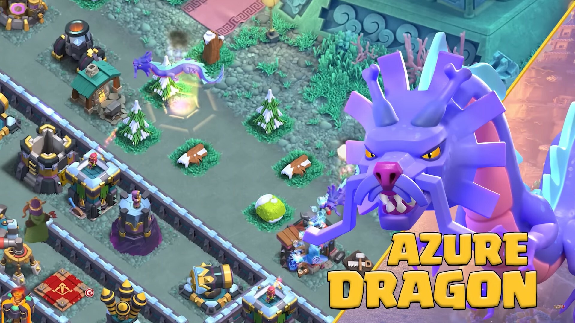 Clash of Clans Dragon Festival Troops Azure Dragon