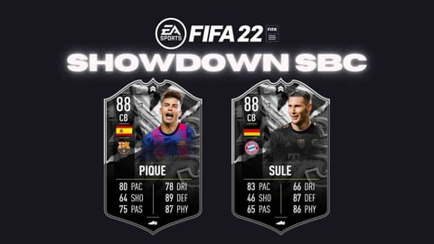 BFV Showdown SBC in FIFA 22