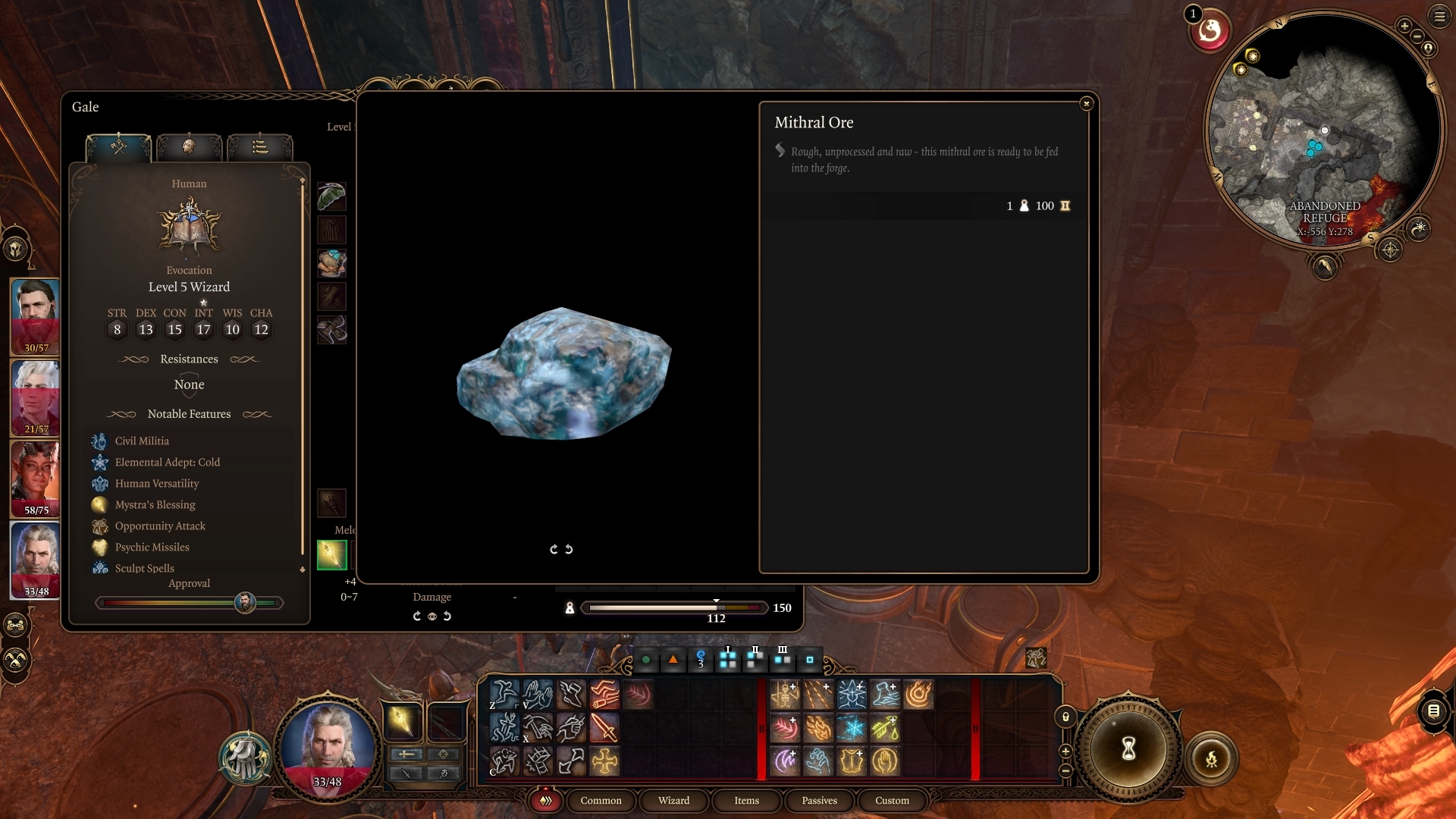 Mithril Ore in Baldur's Gate 3